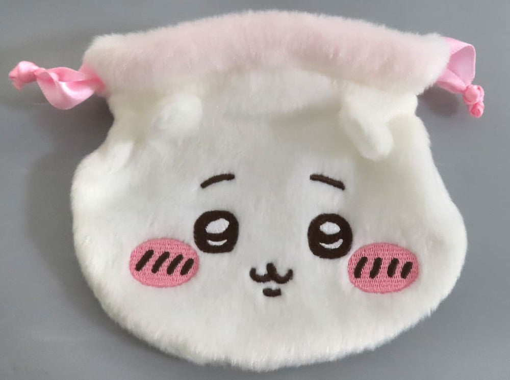 Chiikawa Nanka Chiisakute Kawaii Yatsu Okao Drawstring Pouch 1