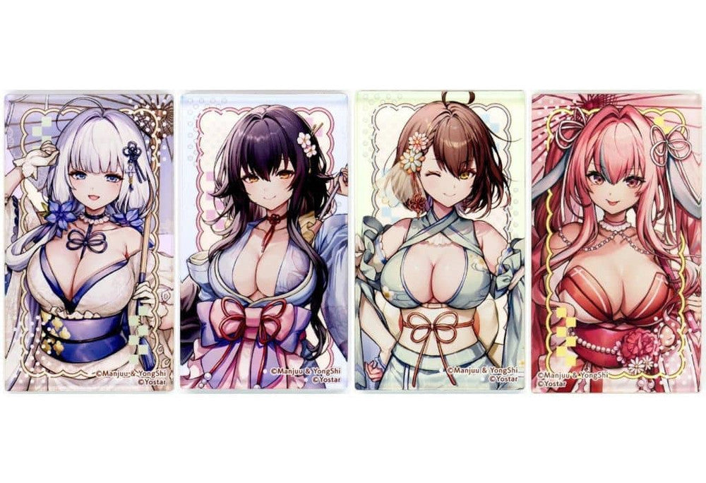 Azur Lane Japanese Style Acrylic Block Complete Set of 4