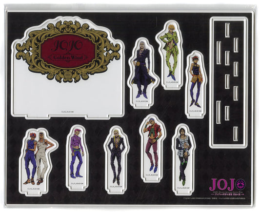 JoJo's Bizarre Adventure Golden Wind Acrylic Diorama [RE] - Acrylic Stand Diorama by Medicos Entertainment (Approx. 230 mm, Pre-owned)