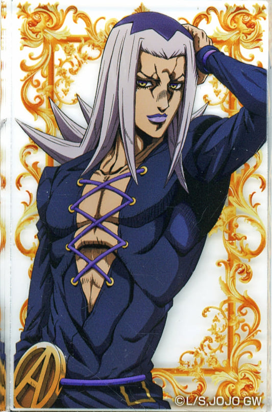Leone Abbacchio Acrylic Block - JoJo's Bizarre Adventure: Golden Wind RE Vol.1 - Medicos Entertainment - Approx. 85 mm (Pre-owned)