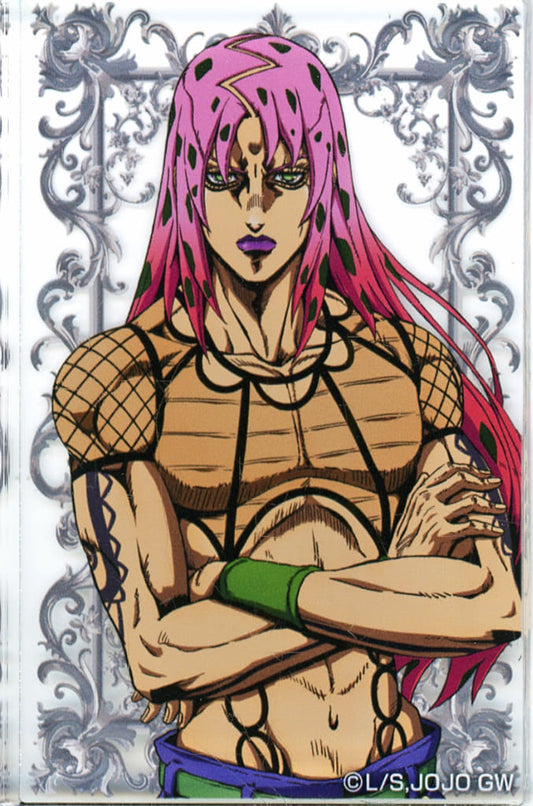 Diavolo Acrylic Block - JoJo's Bizarre Adventure: Golden Wind Acrylic Block Collection [RE] Vol.1 (Medicos Entertainment, Approx. 85 mm)