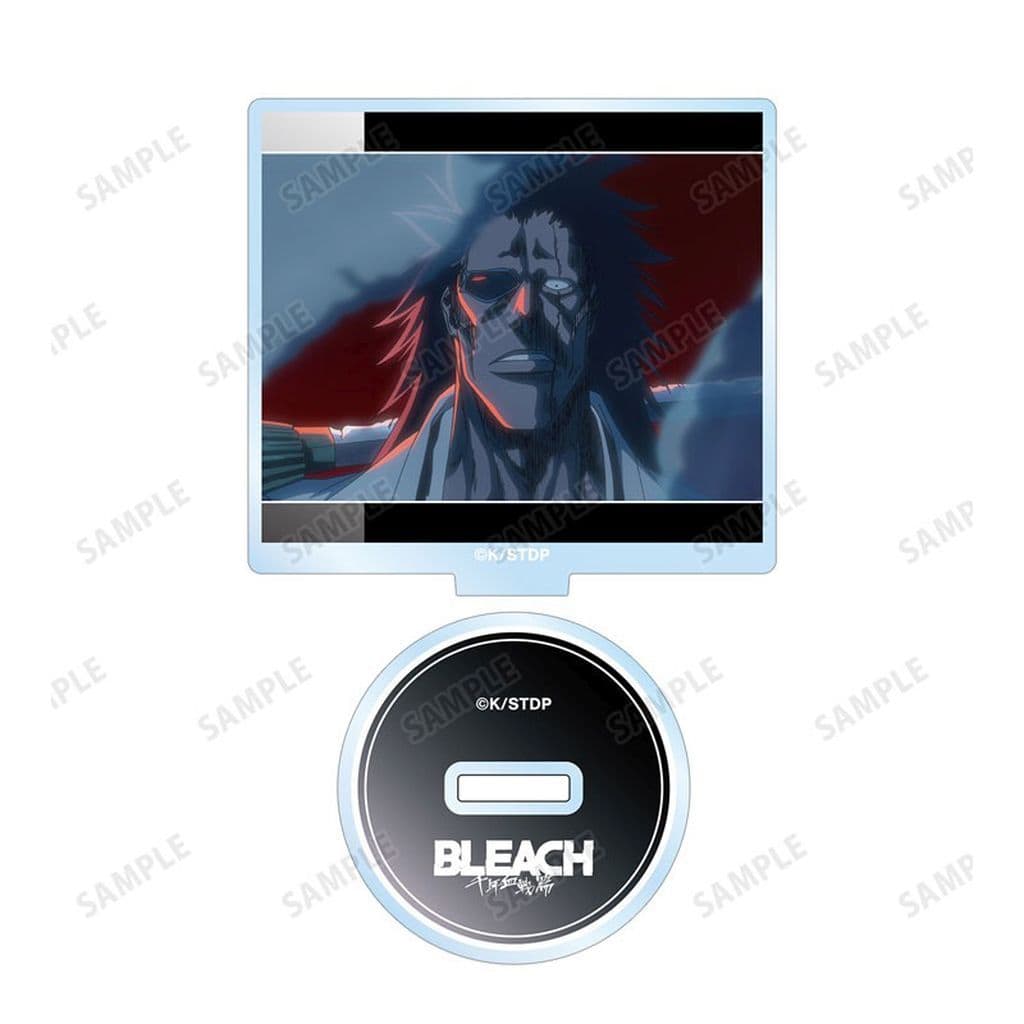 Kenpachi Zaraki Acrylic Trading Scene Photo Stand ver.A - BLEACH: Thousand-Year Blood War - ARMA BIANCA - Approx. 60 x 57 mm (Pre-owned)