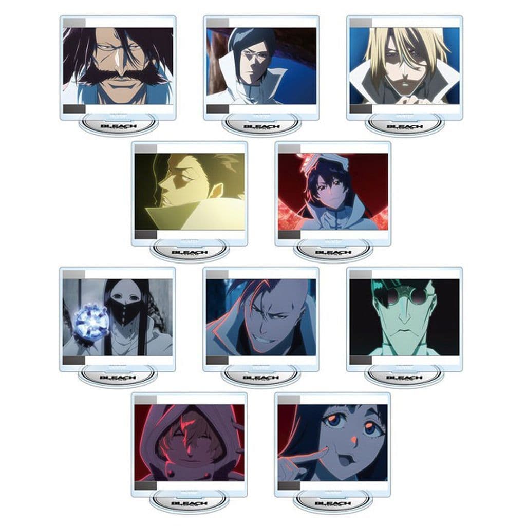 BLEACH: Thousand-Year Blood War Trading Scene Photo Acrylic Stand Set ver.B - Full 10-Piece Set (Approx. 60 x 57 mm) by ARMA BIANCA
