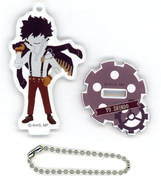 Yo Shindo Acrylic Keyholder with Trading Stand - My Hero Academia (Movic) - Approx. 6.4 x 7 cm (Pre-owned)