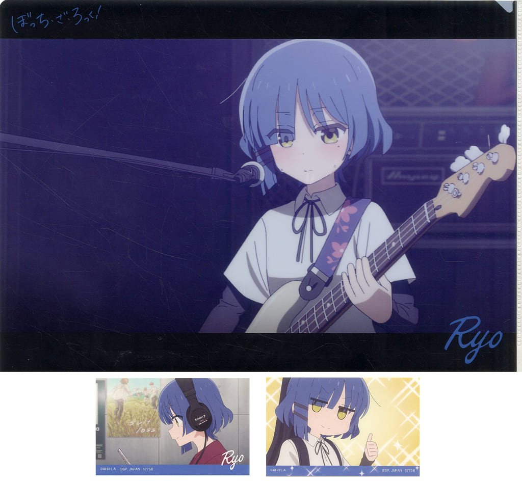 Ryo Yamada Scene Photo A4 Clear File & Sticker Set - Bocchi the Rock! K Prize