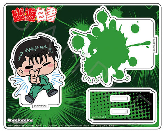 Yusuke Urameshi Acrylic Stand - Yu Yu Hakusho - Synq Innovation - Approx. 150 x 120 mm (Pre-owned)