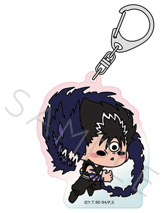 Hiei Acrylic Keychain ME. - Yu Yu Hakusho - Aurora Finish, Approx. 7 x 7 cm (Synq Innovation, Pre-owned)