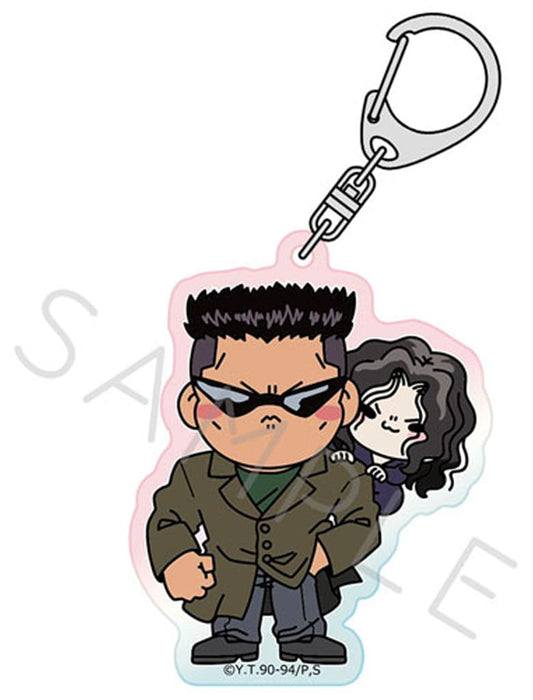 Toguro Brothers Acrylic Keychain (Aurora Finish) - Yu Yu Hakusho - Approx. 7 x 7 cm - Synq Innovation