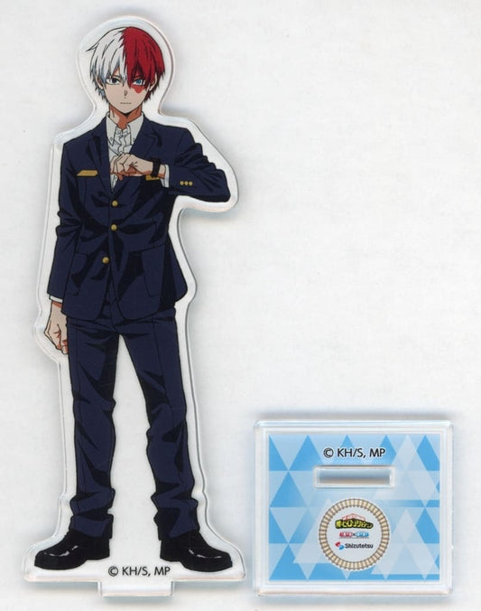 Shoto Todoroki Acrylic Stand - My Hero Academia × Shizuoka Railway "HeroAca at Shizutetsu 2025" Event Merchandise (Approx. 12 cm)