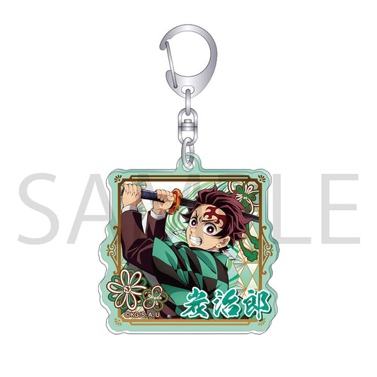 Tanjiro Kamado Acrylic Keychain - Demon Slayer: Kimetsu no Yaiba (Movic) - Approx. 6 cm - Pre-owned