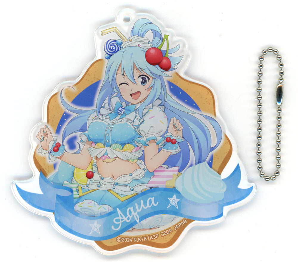 Aqua Acrylic Keychain - KonoSuba 3 Sega Lucky Kuji D-5