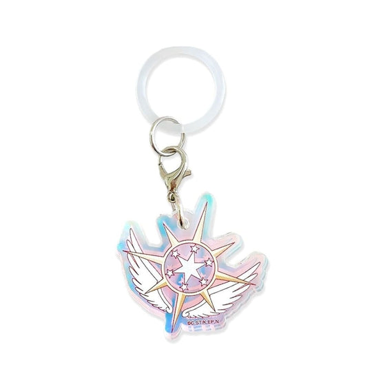 Sakura Kinomoto (B) Trading Aurora Marker Acrylic Charm - Cardcaptor Sakura: Clear Card Arc - G.triGer Approx. 3.5 x 3.5 cm (Pre-owned)