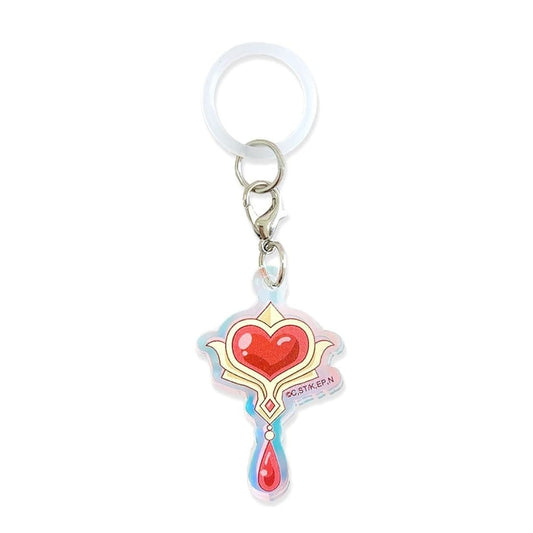 Sakura Kinomoto (D) Trading Aurora Marker Acrylic Charm - Cardcaptor Sakura: Clear Card Arc (Approx. 3.5 x 3.5 cm) Pre-owned