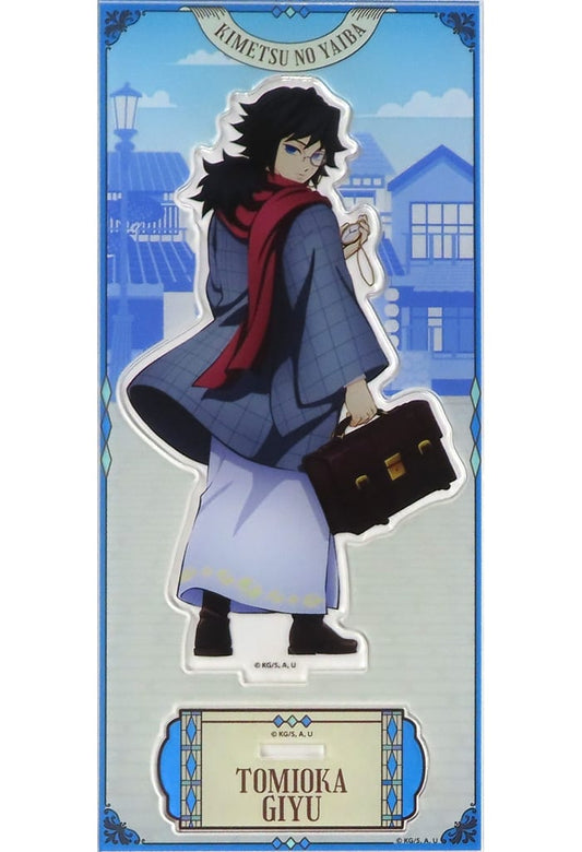 Giyu Tomioka Acrylic Stand - Relo Hotels & Resorts × Demon Slayer: Kimetsu no Yaiba (Approx. 90 x 200 mm) Pre-owned