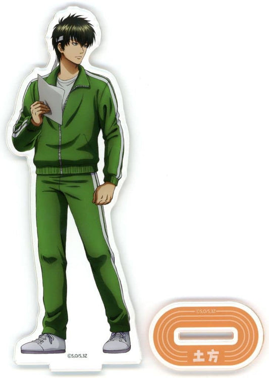 Toshiro Hijikata Acrylic Stand - Gintama 3-Z Ginpachi Sensei × Karaoke Manekineko Collaboration (Approx. 80 x 160 mm) - Pre-owned