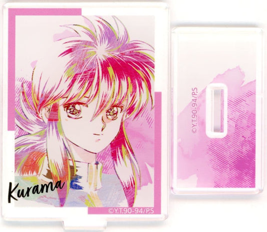 Kurama Acrylic Stand - Yu Yu Hakusho DRAW!DRAW!×Kujimate Online Lottery D-10 Prize (Approx. 75 x 55 mm)