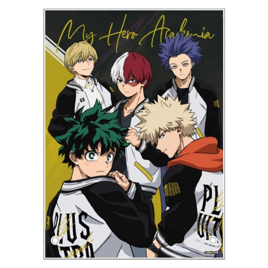 My Hero Academia Group Acrylic Board - "Wear It! SUKAJAN" New Illustration (YTE, Approx. 130 x 180 mm, Pre-owned)