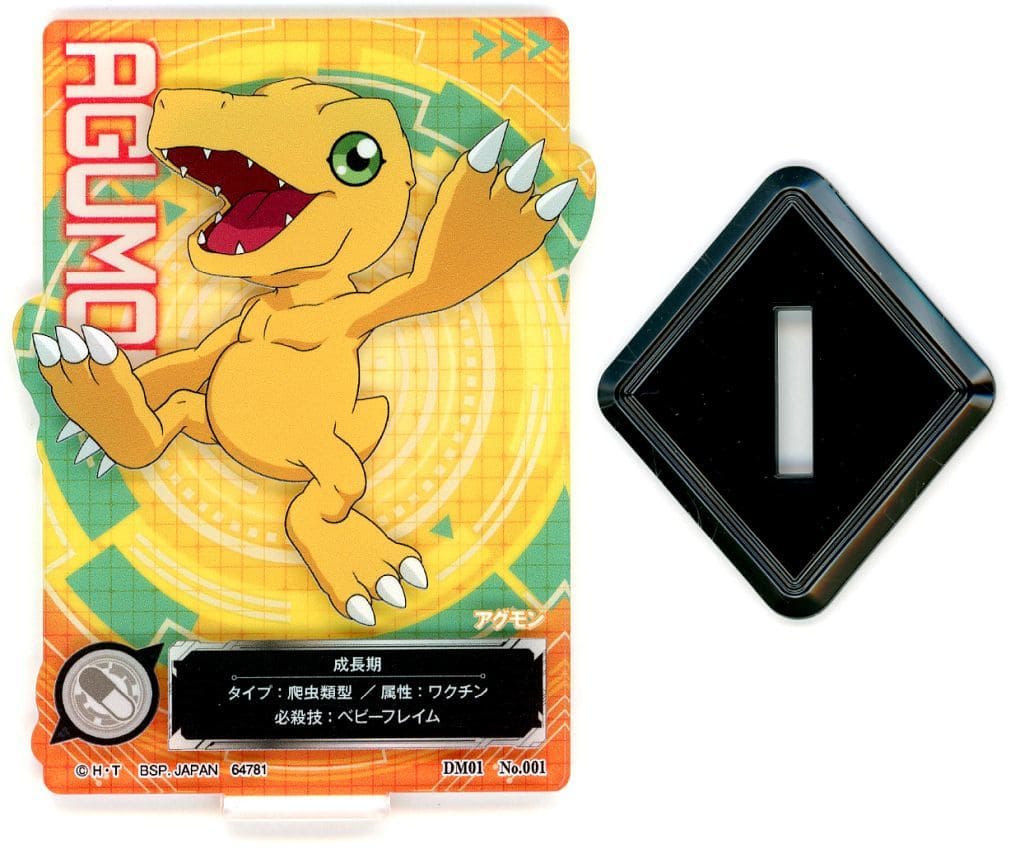 Agumon ACLLECT Digimon Series Acrylic Stand Prize E