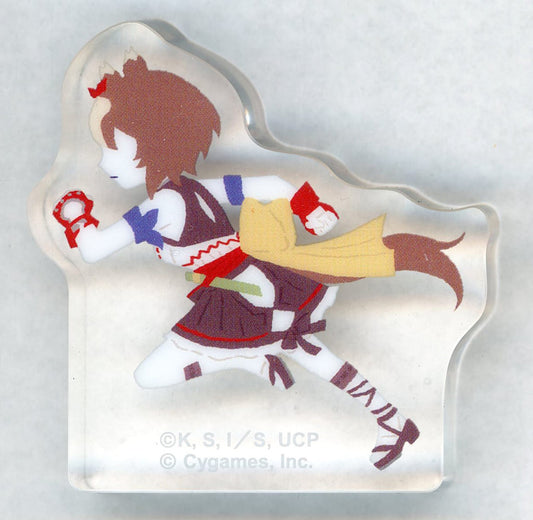 Yaeno Muteki Korotto Acrylic Figure Stand - Umamusume: Cinderella Gray (Movic) 6.5cm Acrylic Charm