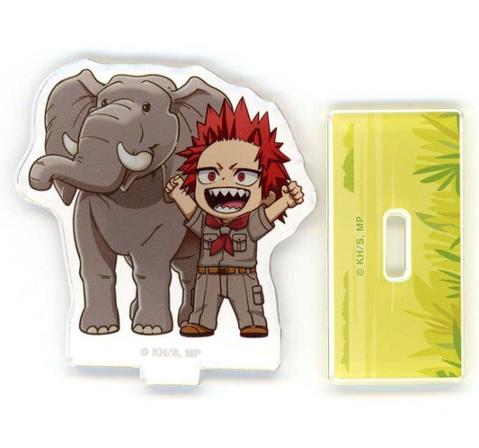 Eijiro Kirishima Acrylic Stand – My Hero Academia x Tobu Zoo 2025 Trading Chibi Animal Interaction Ver. (Approx. 60 x 50 mm) by ARMA BIANCA
