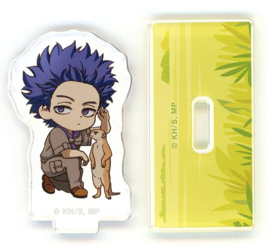 Hitoshi Shinso Acrylic Stand - My Hero Academia × Tobu Zoo 2025 Trading Chibi Animal Interaction Ver. (ARMA BIANCA, Approx. 60 x 50 mm)