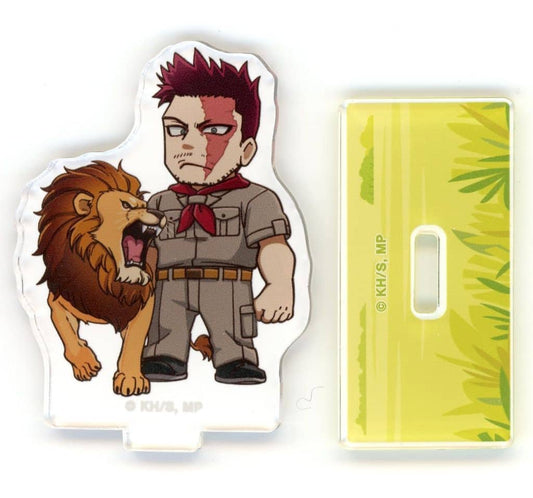 Endeavor Acrylic Stand - My Hero Academia × Tobu Zoo 2025 Trading Chibi 'Animal Interaction' Ver. (ARMA BIANCA, Approx. 60 x 50 mm) Pre-owned
