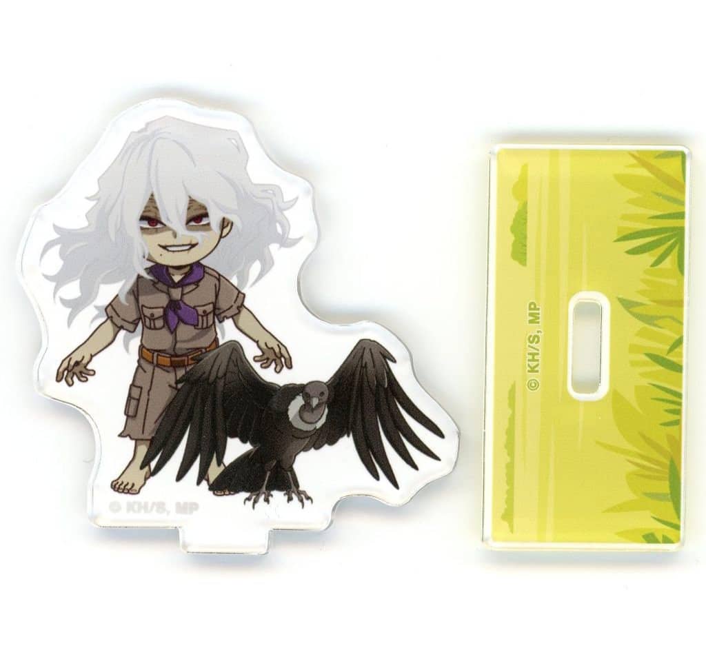 Tomura Shigaraki Acrylic Stand — My Hero Academia x Tobu Zoo 2025 Trading Chibi Animal Interaction ver. (ARMA BIANCA) Approx. 60 x 50 mm — Pre-owned