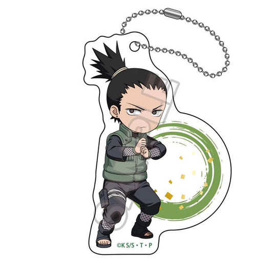 Shikamaru Nara Acrylic Keychain - Naruto Shippuden Battle Vol.1 - GRANUP - Approx. 75 x 52 x 3 mm (Pre-owned)