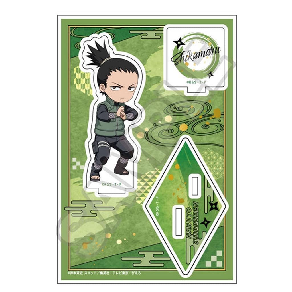Shikamaru Nara Acrylic Stand Jr. - Naruto Shippuden (GRANUP) - Approx. 150 x 100 x 3 mm - Pre-owned