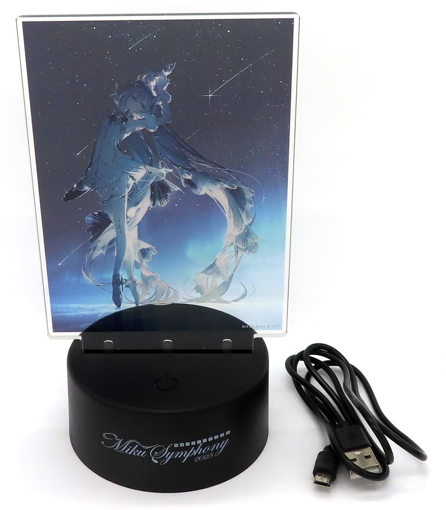 Hatsune Miku Symphony 2025 Sapporo Lighting Acrylic Plate - Official Concert Goods (Used)