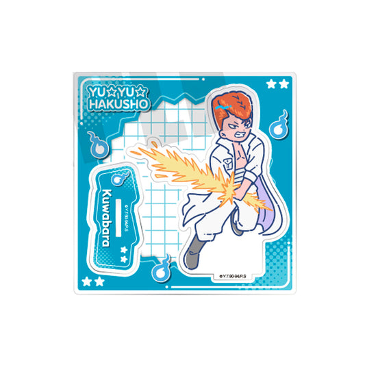Kazuma Kuwabara Retro Pop Acrylic Stand - Yu Yu Hakusho - Playful Mind Company - Approx. 110 x 110 mm - Pre-owned