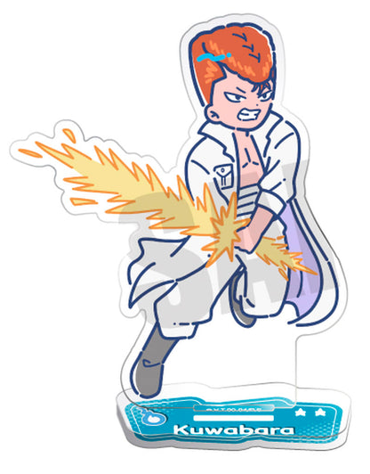 Kazuma Kuwabara Retro Pop Acrylic Stand - Yu Yu Hakusho - Playful Mind Company - Approx. 110 x 110 mm - Pre-owned
