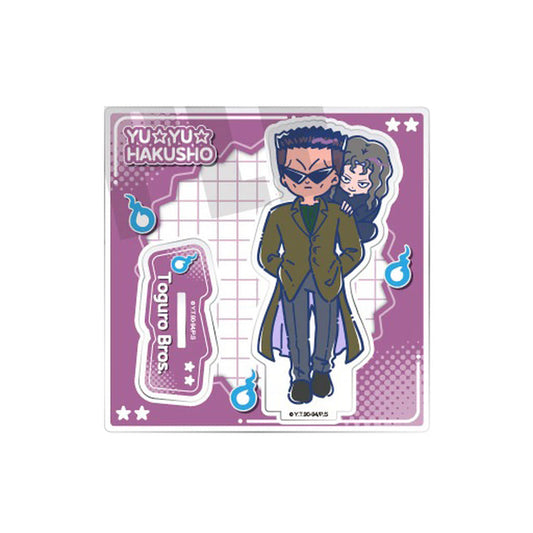 Toguro Brothers Retro Pop Acrylic Stand - Yu Yu Hakusho - Playful Mind Company - Approx. 110 x 110 mm (Pre-owned)
