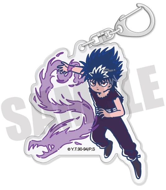Hiei Acrylic Keychain - Yu Yu Hakusho Retro Pop Acrylic Key Holder by Playful Mind Company (Pre-owned, Approx. 51 x 23 mm)