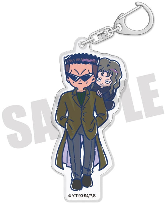 Toguro Brothers Acrylic Keychain - Yu Yu Hakusho Retopop Acrylic Keychain by Playful Mind Company (Approx. 51 x 23 mm) (Pre-owned)
