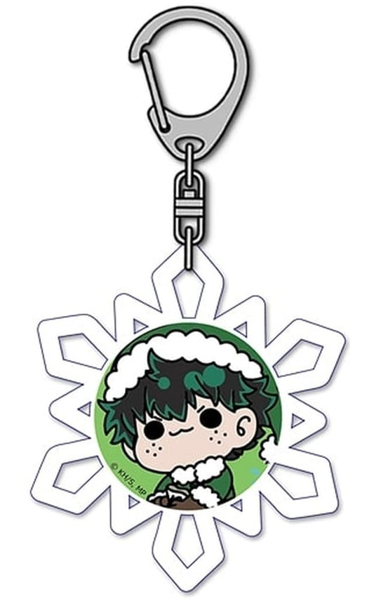 Izuku Midoriya Christmas mochocho Acrylic Keychain - My Hero Academia - Toho - Approx. 70 x 70 mm (Pre-owned)