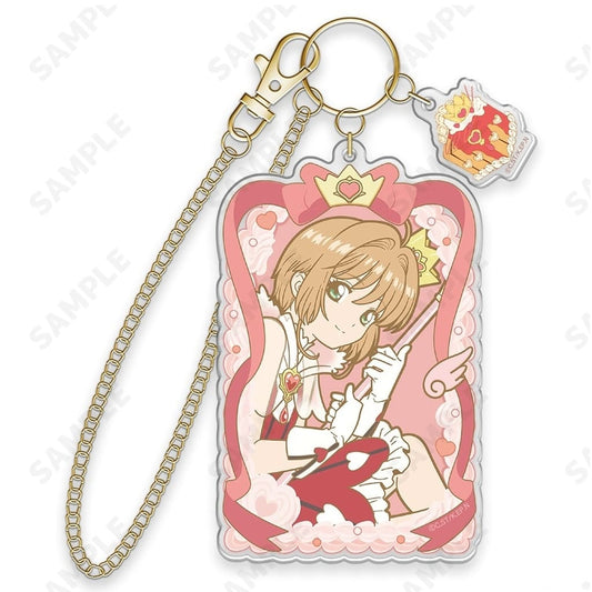 Sakura Kinomoto Acrylic Bag Charm - Cardcaptor Sakura - sweets Brand - Approx. 120 x 75 mm (Pre-owned), No. 1
