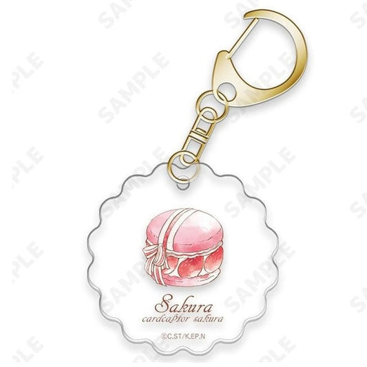 Sakura Kinomoto Acrylic Keychain - Cardcaptor Sakura Acrylic Keychain (sweets) Approx. 50 x 60 mm - Pre-owned