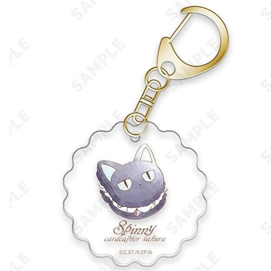Spinel Acrylic Keychain - Cardcaptor Sakura (sweets Brand, Approx. 50 x 60 mm) Pre-owned