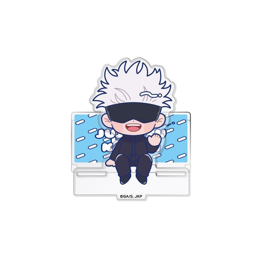 Satoru Gojo Mimamori Series Sitting Acrylic Stand - Jujutsu Kaisen (Toho) Approx. 95 x 77 mm