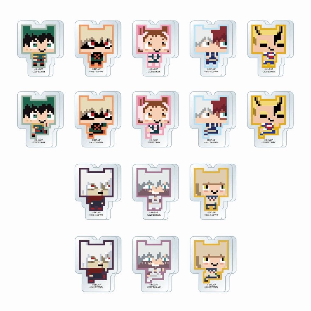 My Hero Academia × PICO PARK Acrylic Block Set (16 Pieces) - Toho - Approx. 230 x 205 mm - Pre-owned