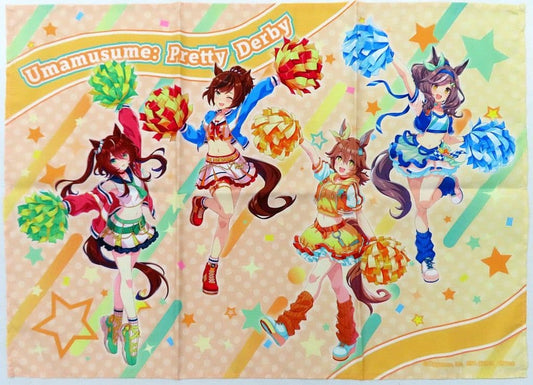 Win Variation / Nice Nature / Matikanefukukitaru / Matikane Tannhauser CHEER FOR YOU! Big Visual Cloth (A2) — Ichiban Kuji Umamusume Pretty Derby 12th Edition C Prize (BANDAI SPIRITS, Pre-owned)