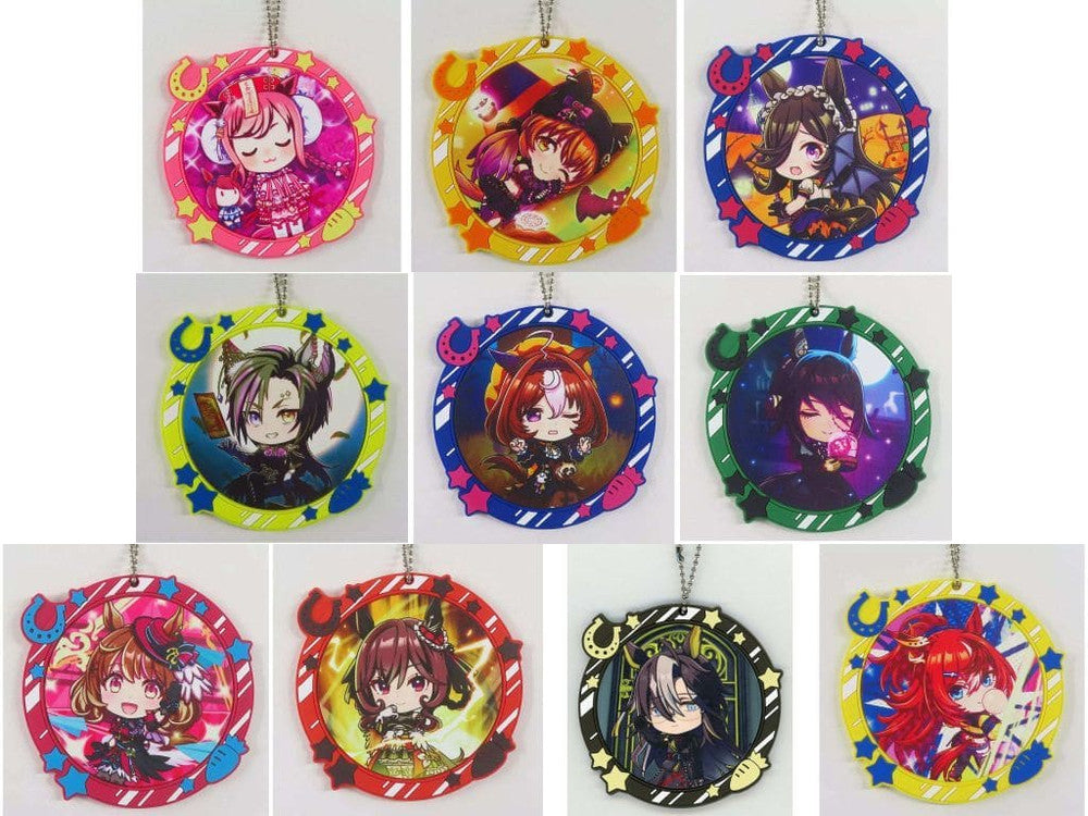 Umamusume Pretty Derby Full-Color Rubber Charm Set - Ichiban Kuji 12th F Prize (Full Set of 10, ~8cm) - BANDAI SPIRITS