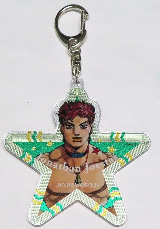 Jonathan Joestar Acrylic Keychain - THE★JOJO WORLD Illustrated Acrylic Charm (Approx. 80 x 100 mm) - Bandai Namco Experience - Pre-owned