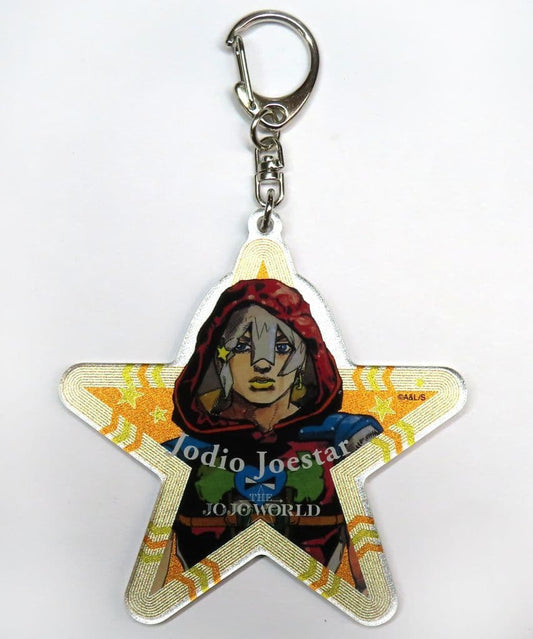 Jodio Joestar Acrylic Keyholder - JoJo's Bizarre Adventure THE★JOJO WORLD (Bandai Namco Experience, Approx. 80 x 100 mm, Pre-owned)