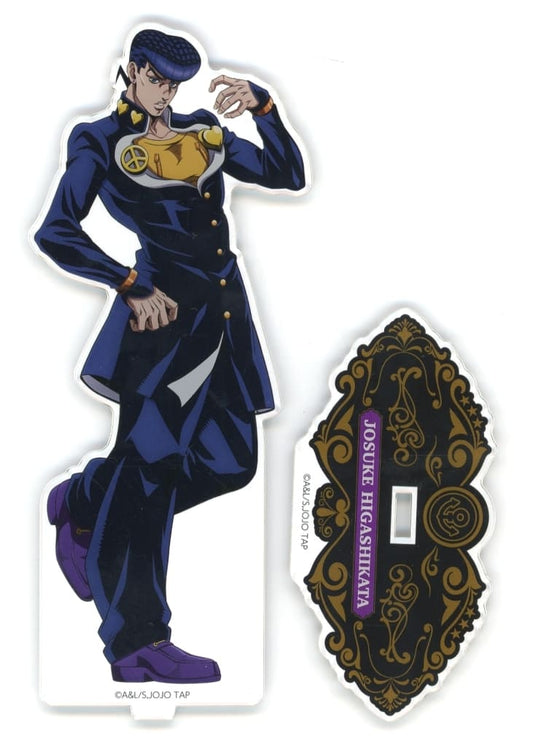 Josuke Higashikata Acrylic Stand (Spiral Staircase) - THE★JOJO WORLD - Bandai Namco Experience - Approx. 138 x 174 mm (Pre-owned)