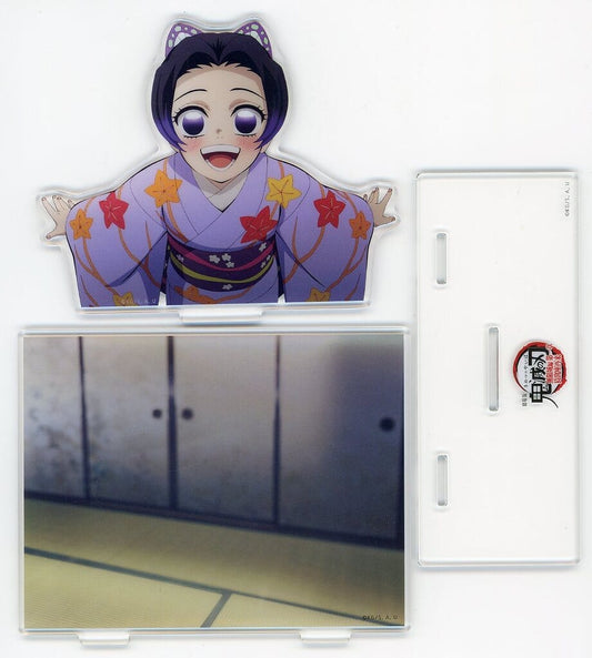 Shinobu Kocho Acrylic Stand - Demon Slayer: Kimetsu no Yaiba (ufotable Cafe Promo, Approx. 121 x 120 mm) Pre-owned