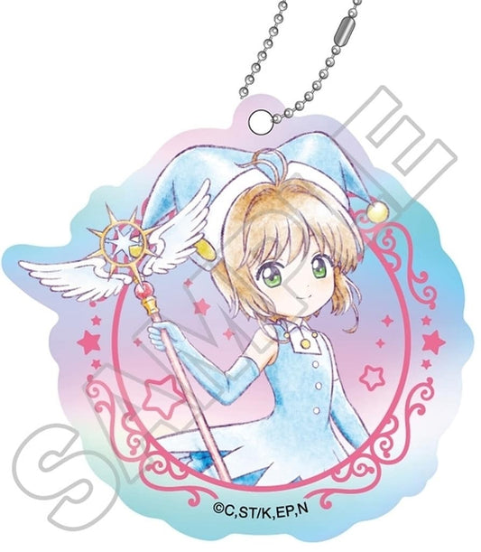 Sakura Kinomoto (E) Mini Chara vol.2 Aurora Acrylic Keychain - Cardcaptor Sakura: Clear Card Arc (GRANUP) Pre-owned