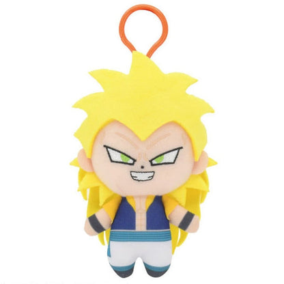 Super Saiyan 3 Gotenks Chibi Plush Mascot with Plastic Hook - Dragon Ball