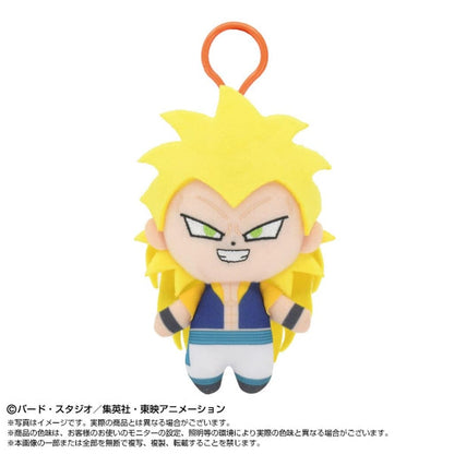 Super Saiyan 3 Gotenks Chibi Plush Mascot with Plastic Hook - Dragon Ball